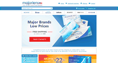 Desktop Screenshot of majorlens.com